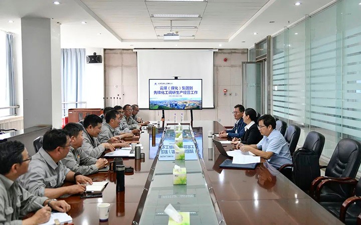 集团党委委员、财务总监莫晓丹到先锋化工公司调研生产谋划事情