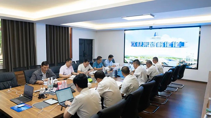 集团党委委员、、、副总司理张清到解化化工分公司调研指导生产谋划事情