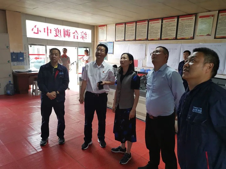 【主题教育】云煤（太阳集团城网站2018）集团党委委员、、财务总监莫晓丹一行到四角地煤矿开展主题教育调研