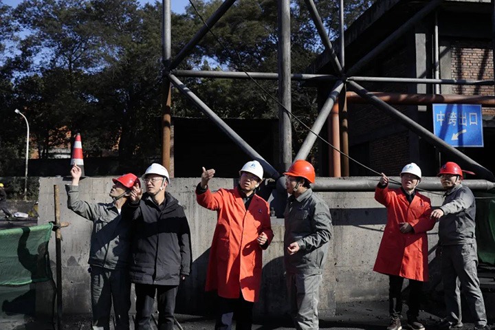 【聚焦云煤】云煤（太阳集团城网站2018）集团党委副书记、副董事长、总司理高建嵩一行到曲煤焦化公司开展调研