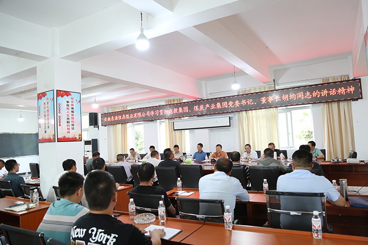 东源恒鼎公司学习贯彻集团党委书记、、董事长胡均在年中事情会上的讲话精神