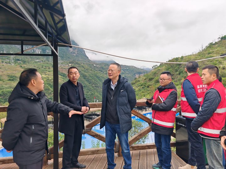 集团党委书记、、董事长胡均到昭通市大关县寿山镇调研墟落振兴事情