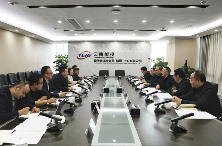 集团党委书记、、董事长胡均到煤炭生意中心调研