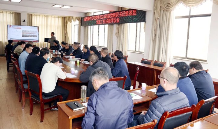 以“述”亮绩，，，以“评”促干│后所煤矿公司党委召开2024年度党组织书记抓下层党建事情述职评议审核会