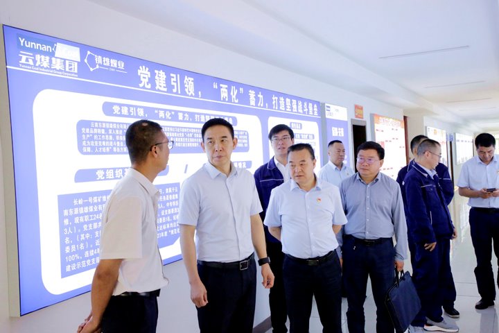 党建引领筑基本、、、清静生产生长——集团党委副书记王鑫深入镇雄煤业公司开展党建融入清静生产专题调研